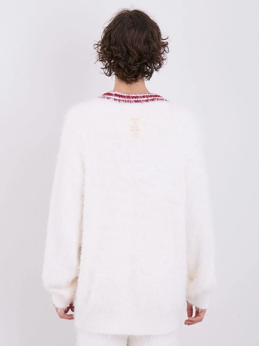 Mens Feather Button Up Cardigan gallery 4