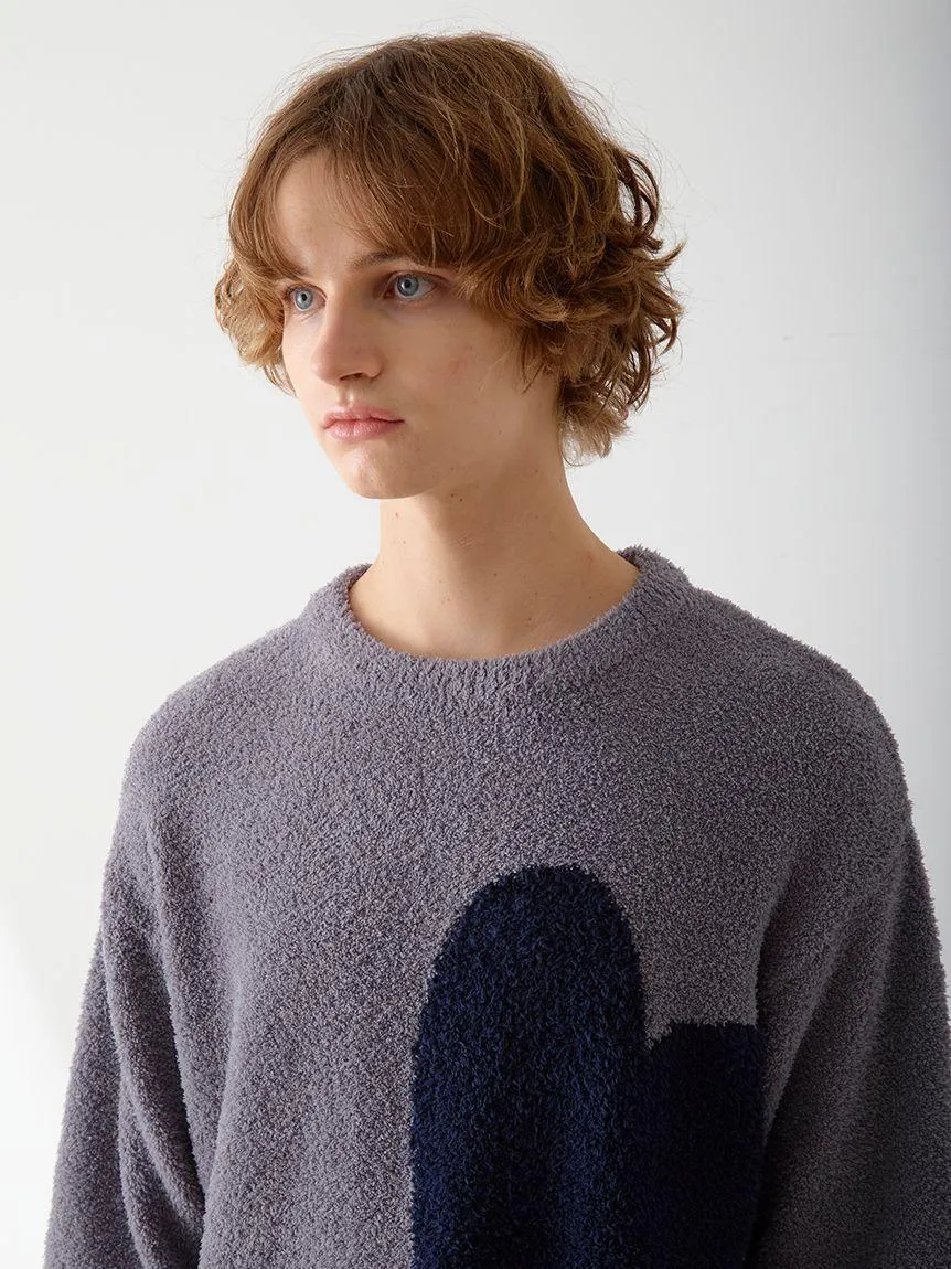 Mens Heart Jacquard Pullover & Long Pants Set gallery 4