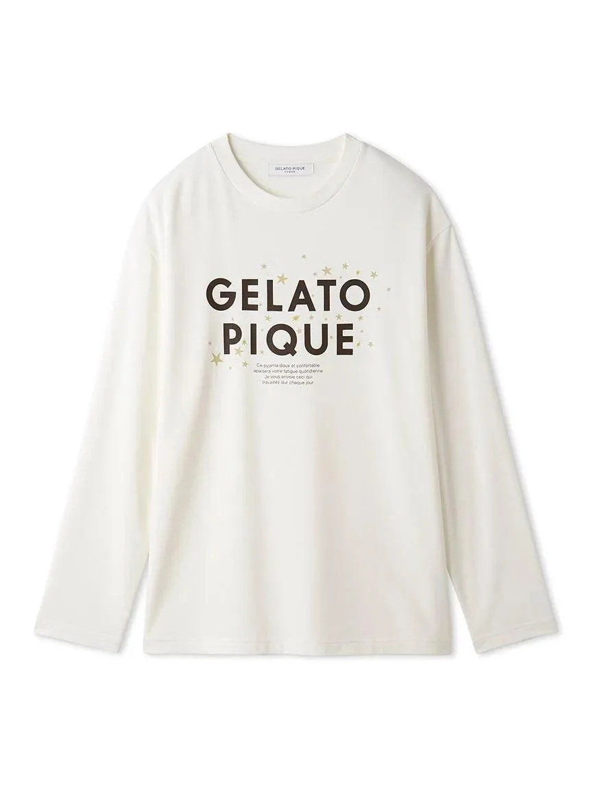 Mens Inlay Star Logo Long Sleeve T-Shirt