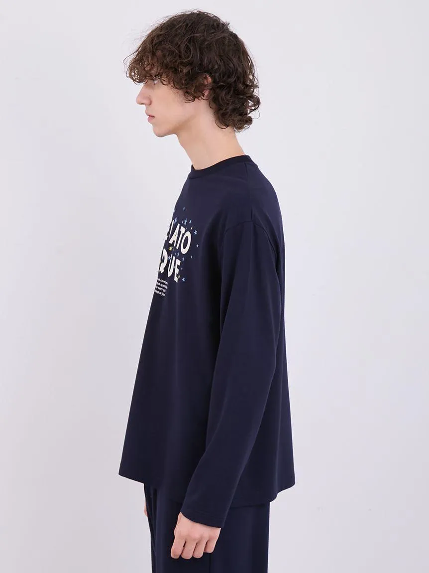 Mens Inlay Star Logo Long Sleeve T-Shirt gallery 1