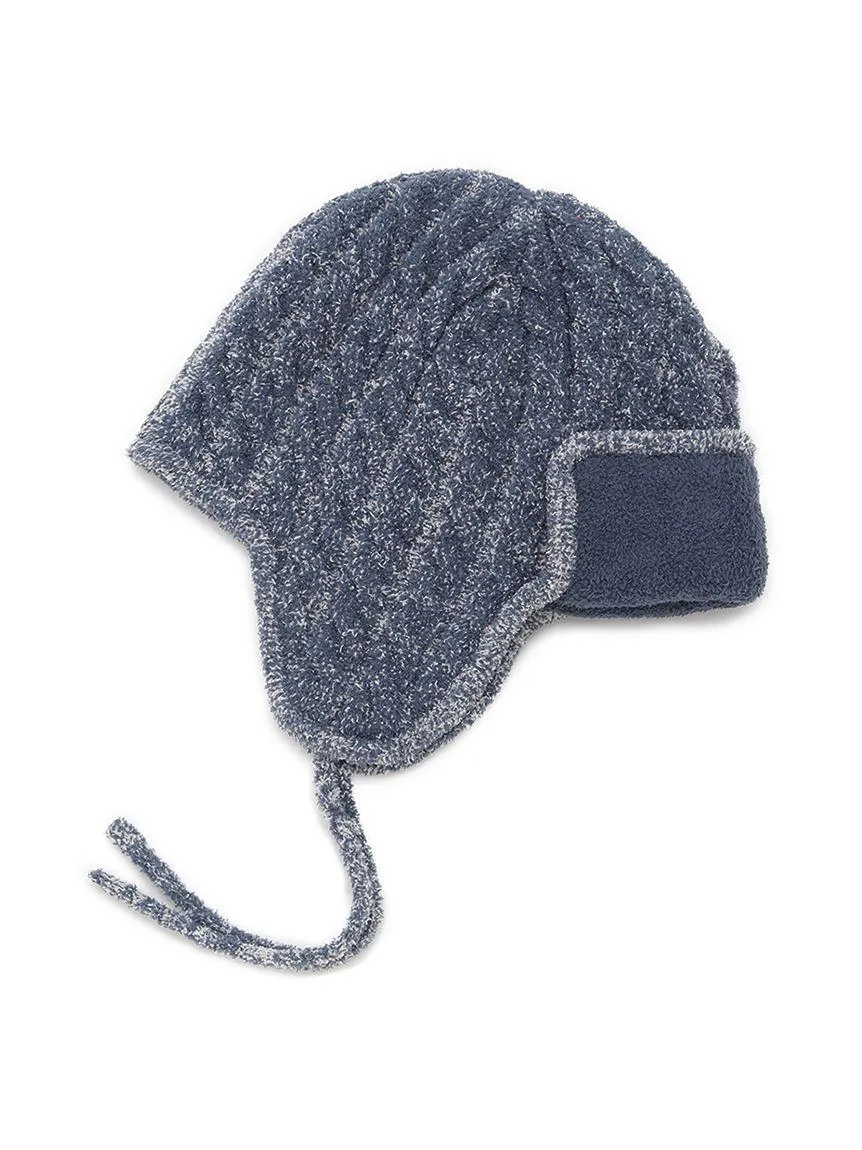 Men's Melange ear flap hat gallery 2
