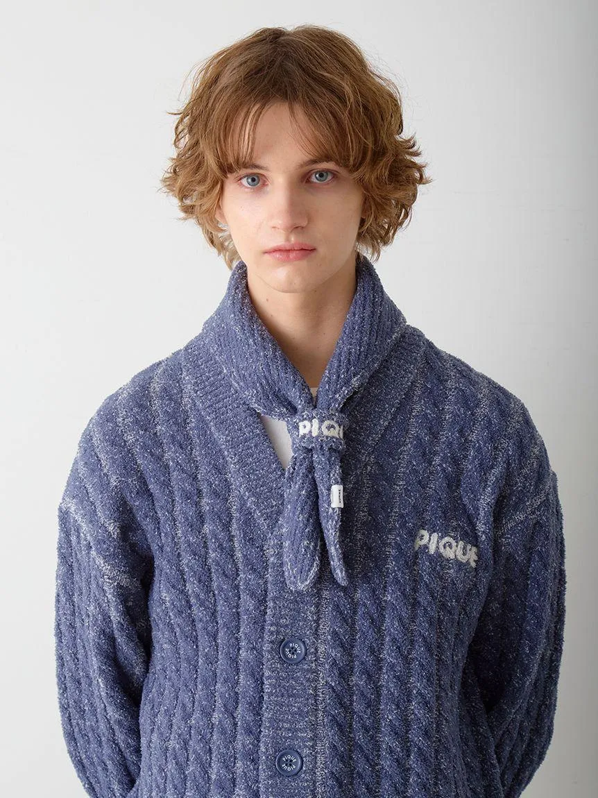 Men's Melange Triangle Scarf gallery 5