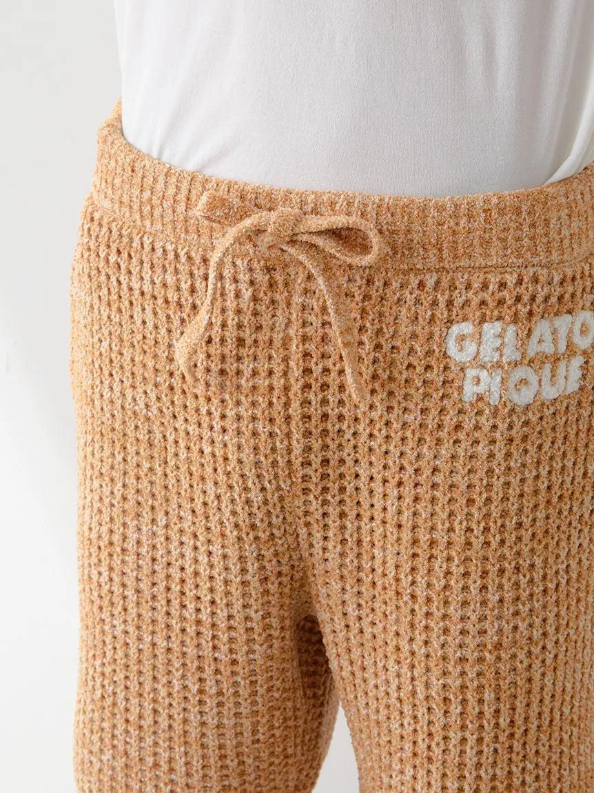 Mens Melange Waffle Knit Shorts gallery 1
