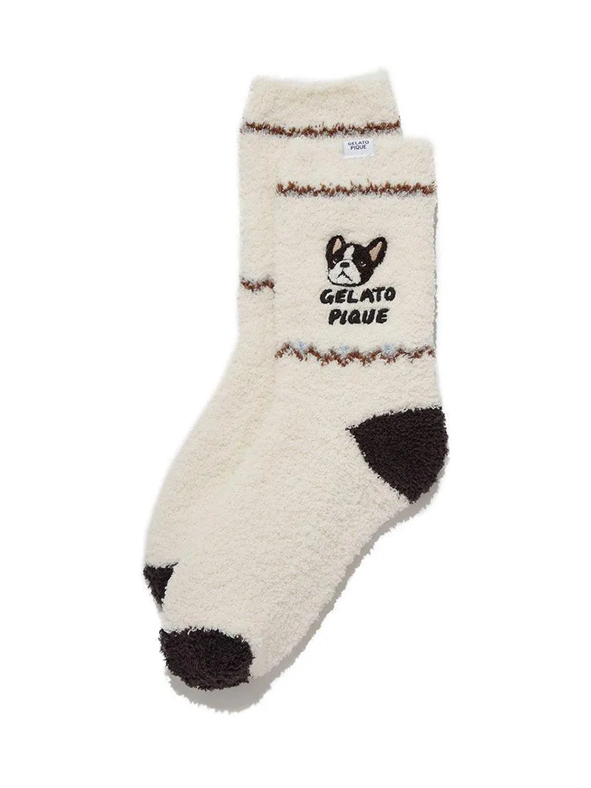 Men's Powder Dog Embroidered Socks gallery 2
