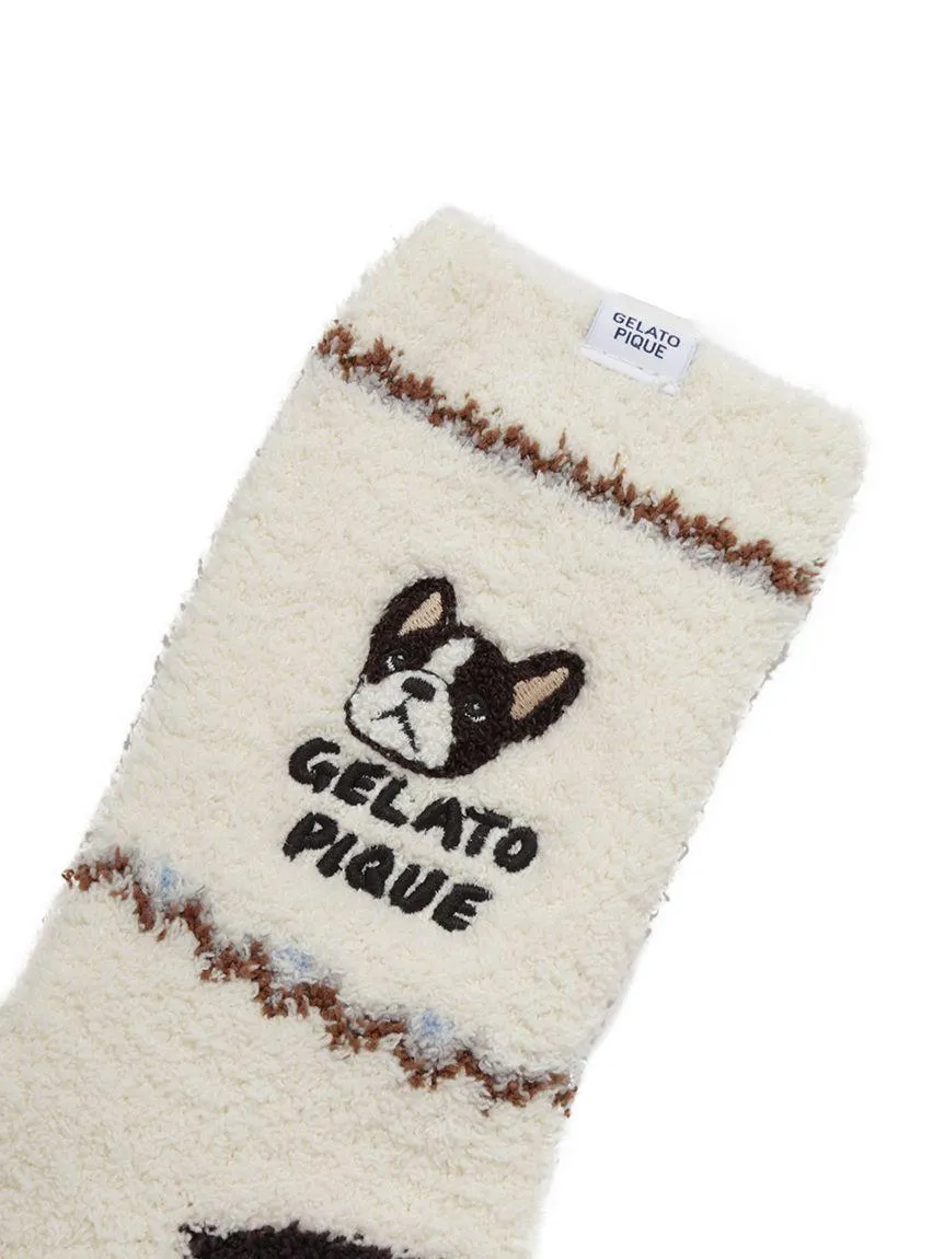 Men's Powder Dog Embroidered Socks gallery 1