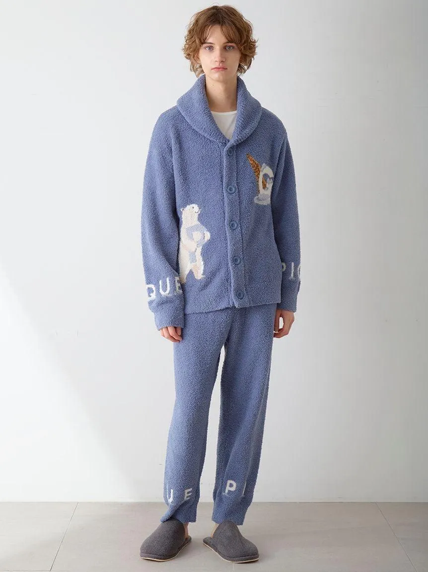 Men's Powder Forest Bear Jacquard Cowichan Cardigan gallery 2