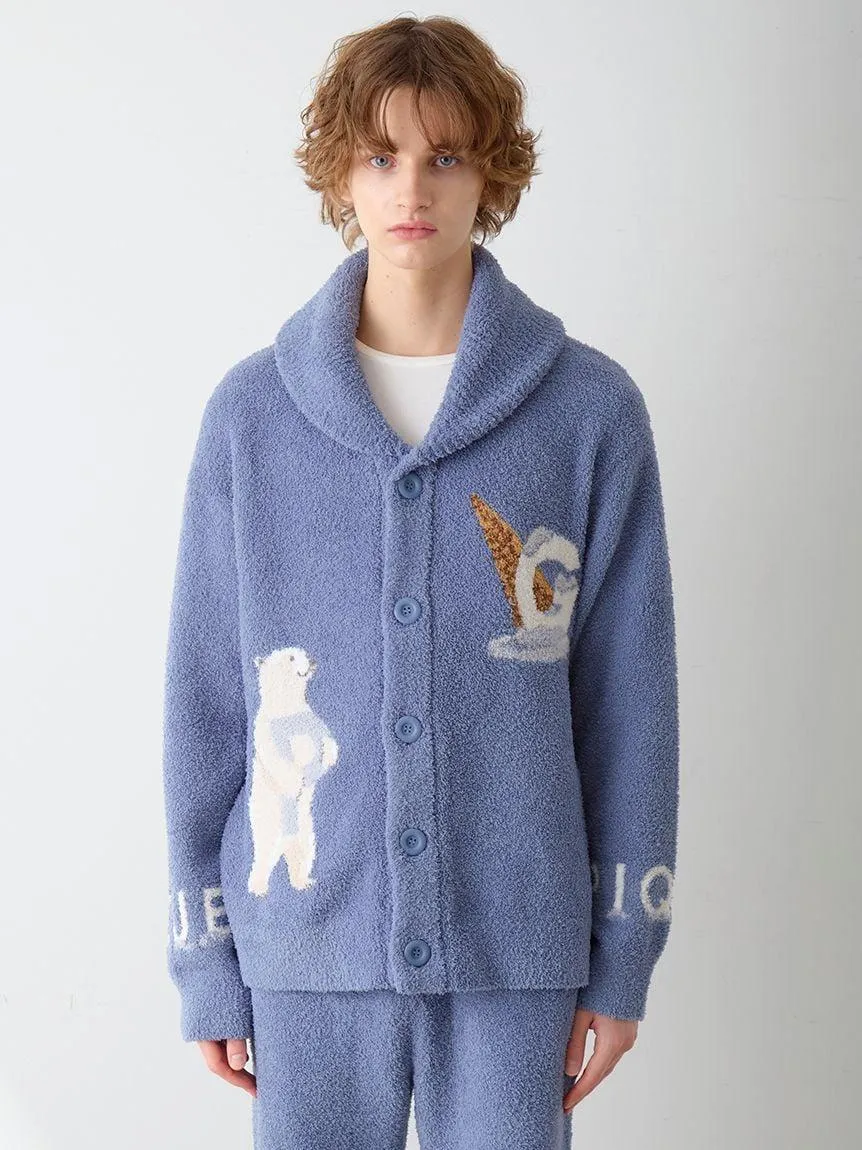 Men's Powder Forest Bear Jacquard Cowichan Cardigan gallery 6