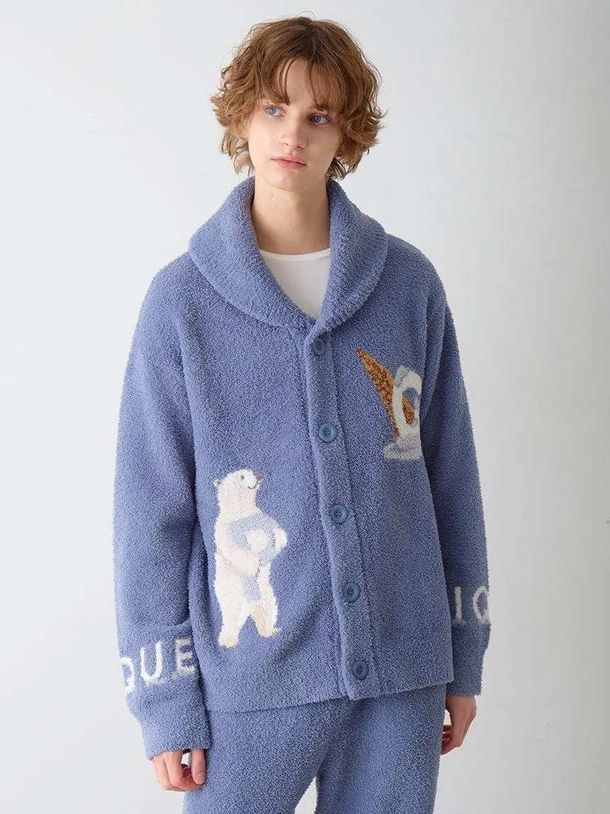 Men's Powder Forest Bear Jacquard Cowichan Cardigan gallery 4