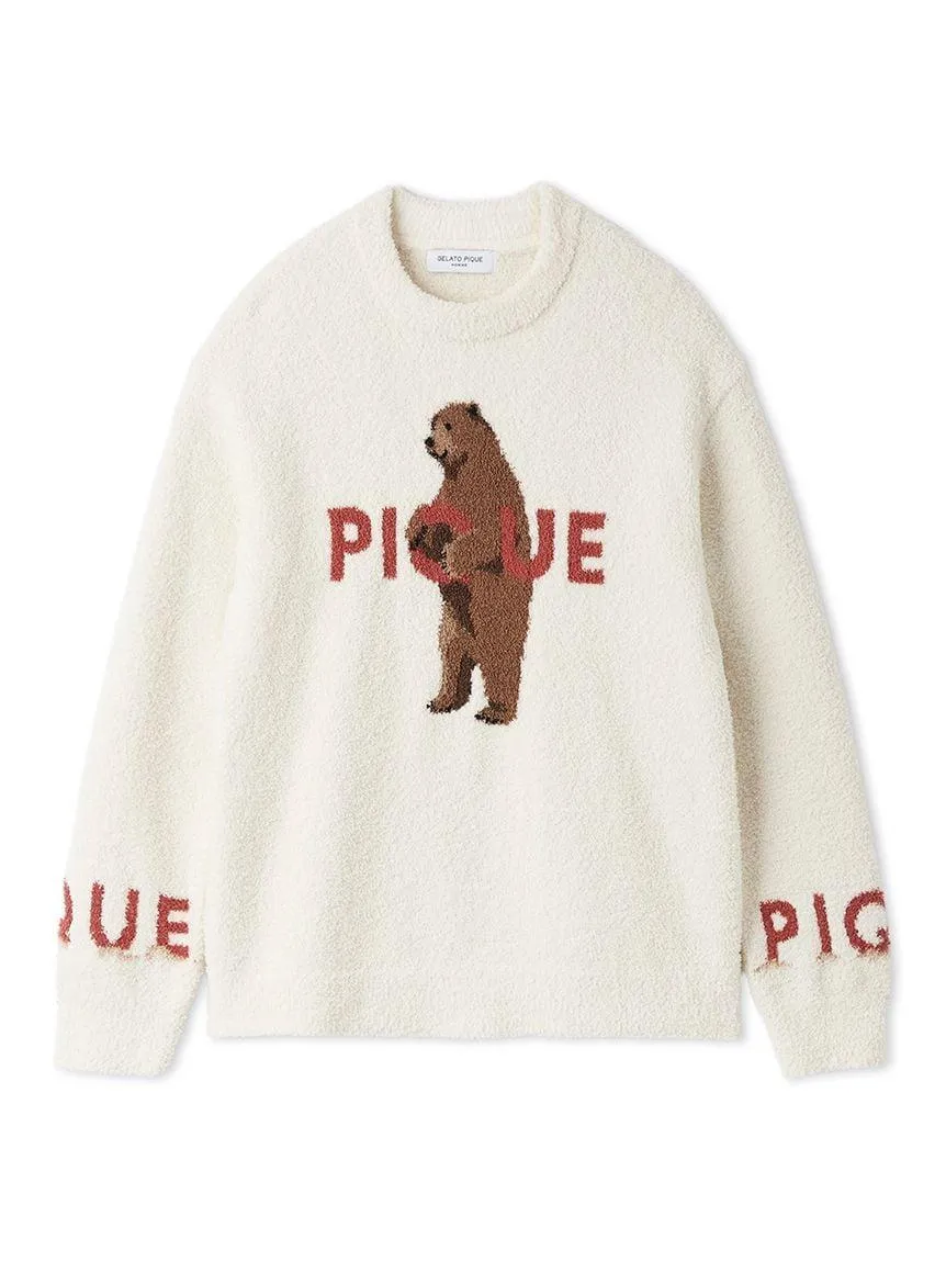 Men's Powder Forest BearJacquard Pullover