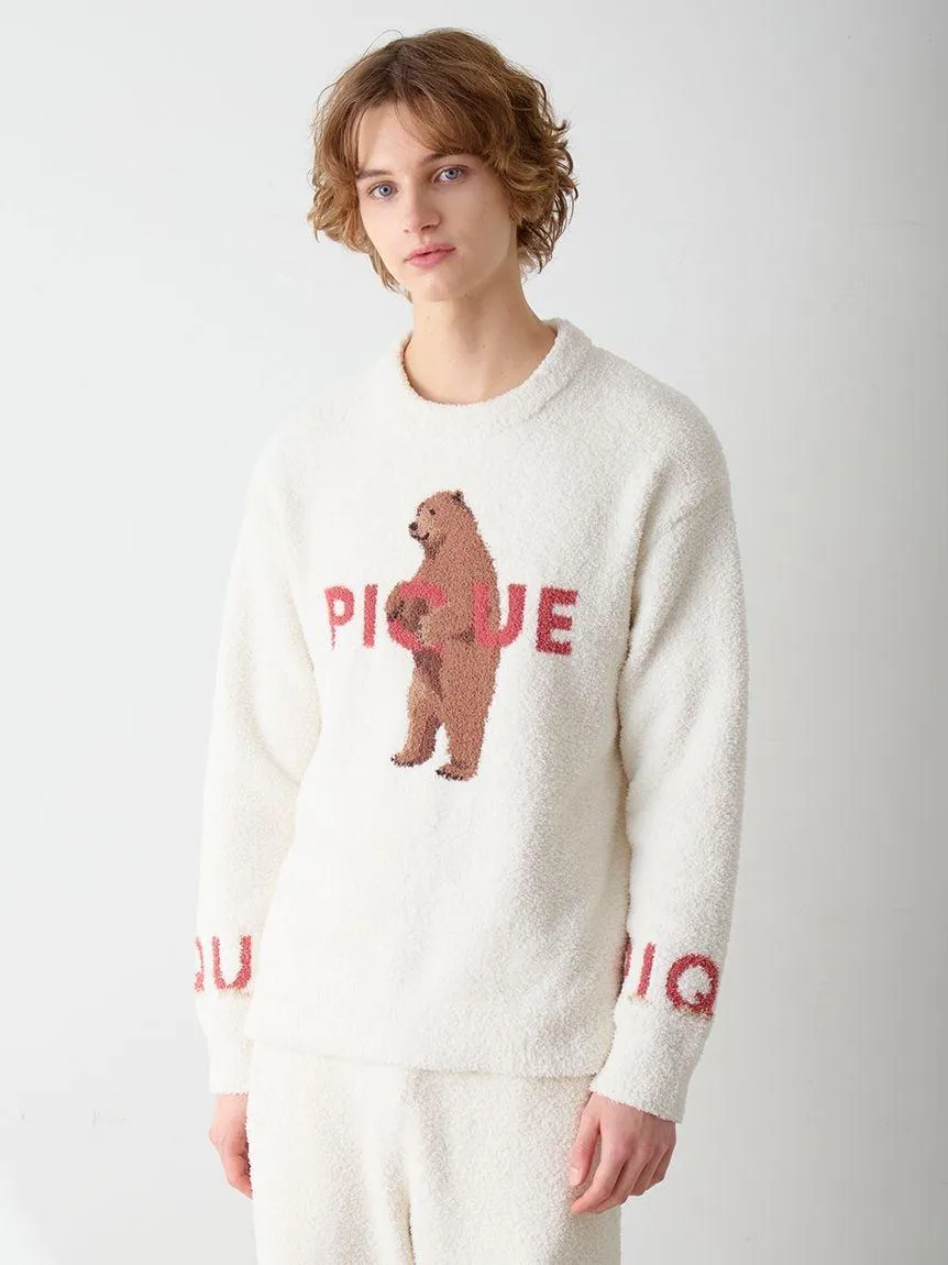 Men's Powder Forest BearJacquard Pullover gallery 7