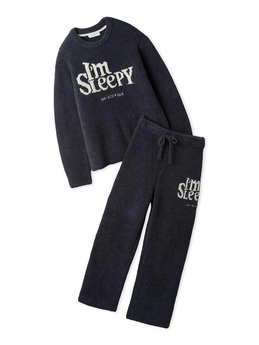 Men's Powder Sleepy Logo Jacquard Pullover & Pants Set