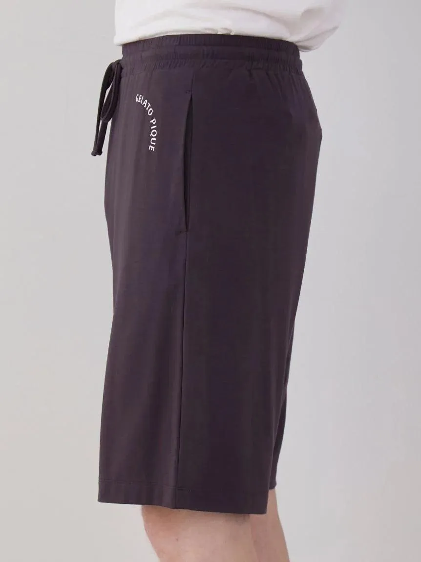 MEN'S Rayon Logo Motif Lounge Shorts gallery 1