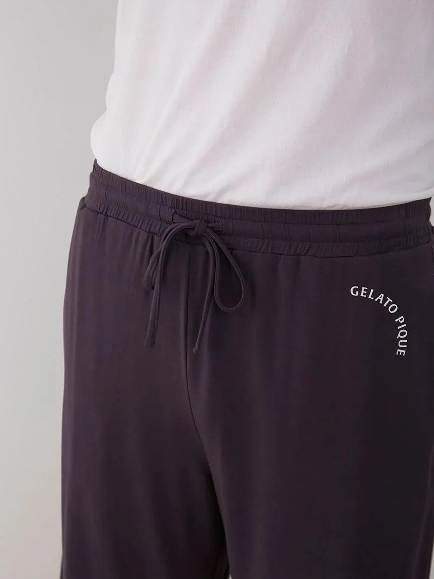 MEN'S Rayon Logo Motif Lounge Shorts gallery 3