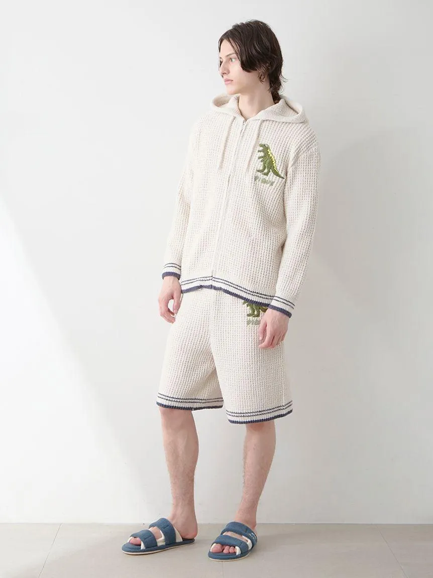 Mens Waffle Dinosaur Hoodie gallery 5