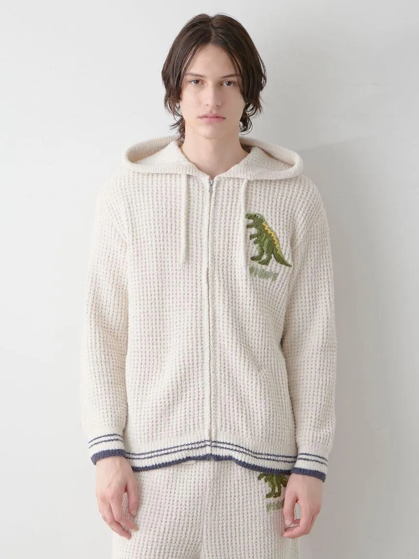 Mens Waffle Dinosaur Hoodie gallery 9