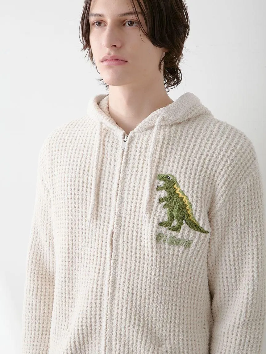 Mens Waffle Dinosaur Hoodie gallery 6