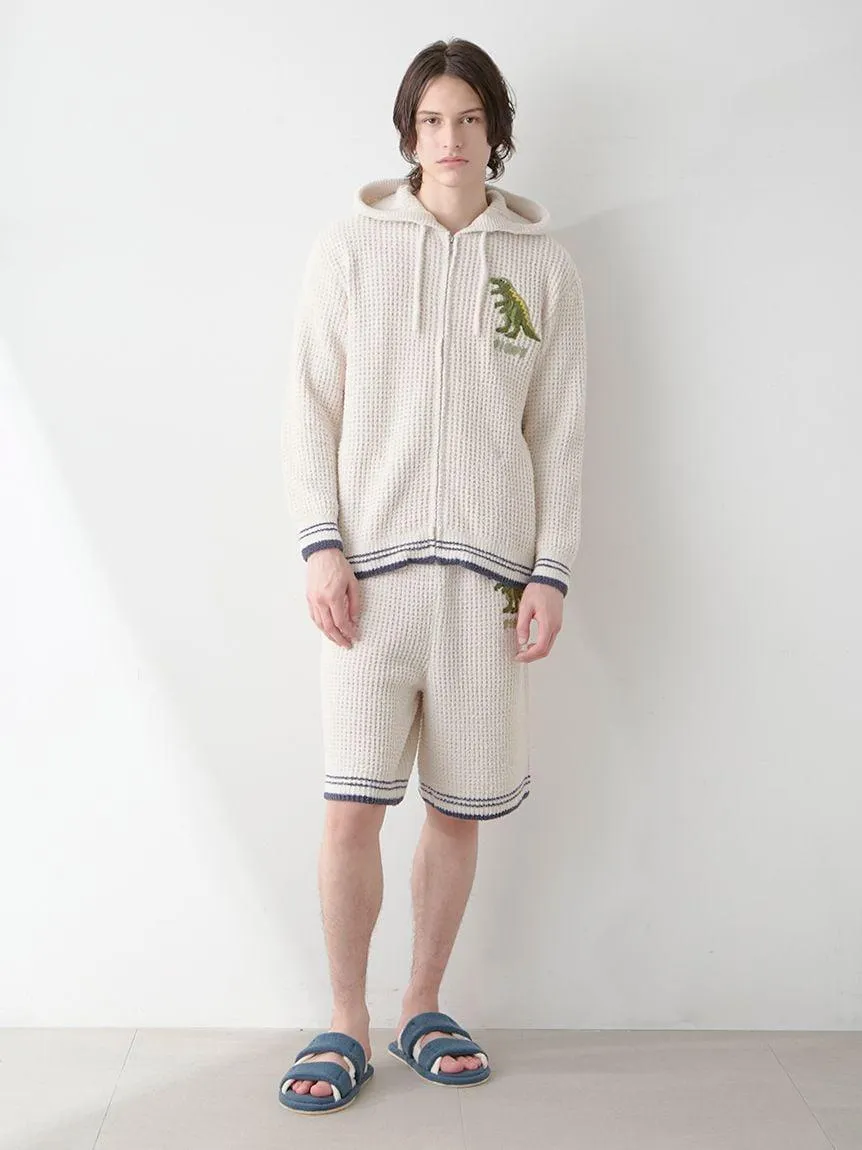 Mens Waffle Dinosaur Shorts gallery 2