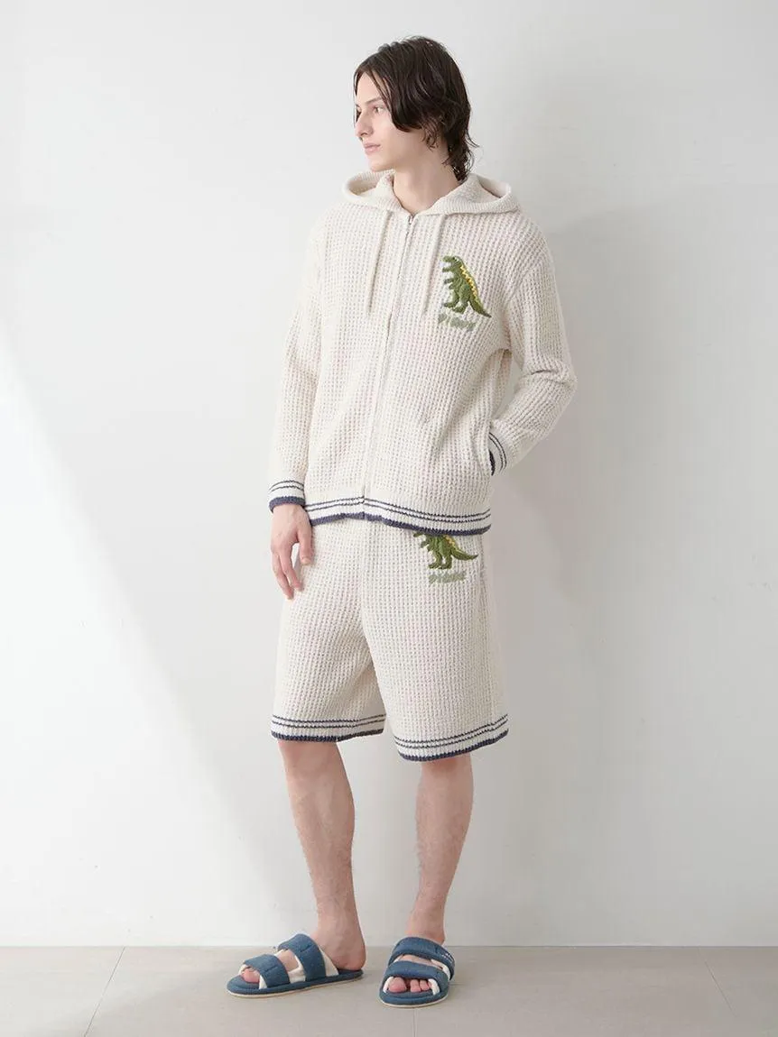 Mens Waffle Dinosaur Shorts gallery 1