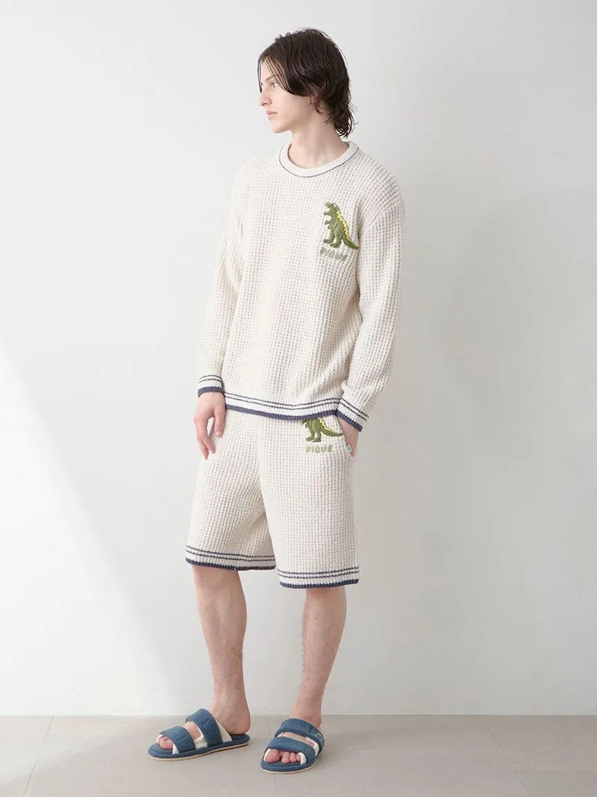 Mens Waffle Dinosaur Shorts gallery 4