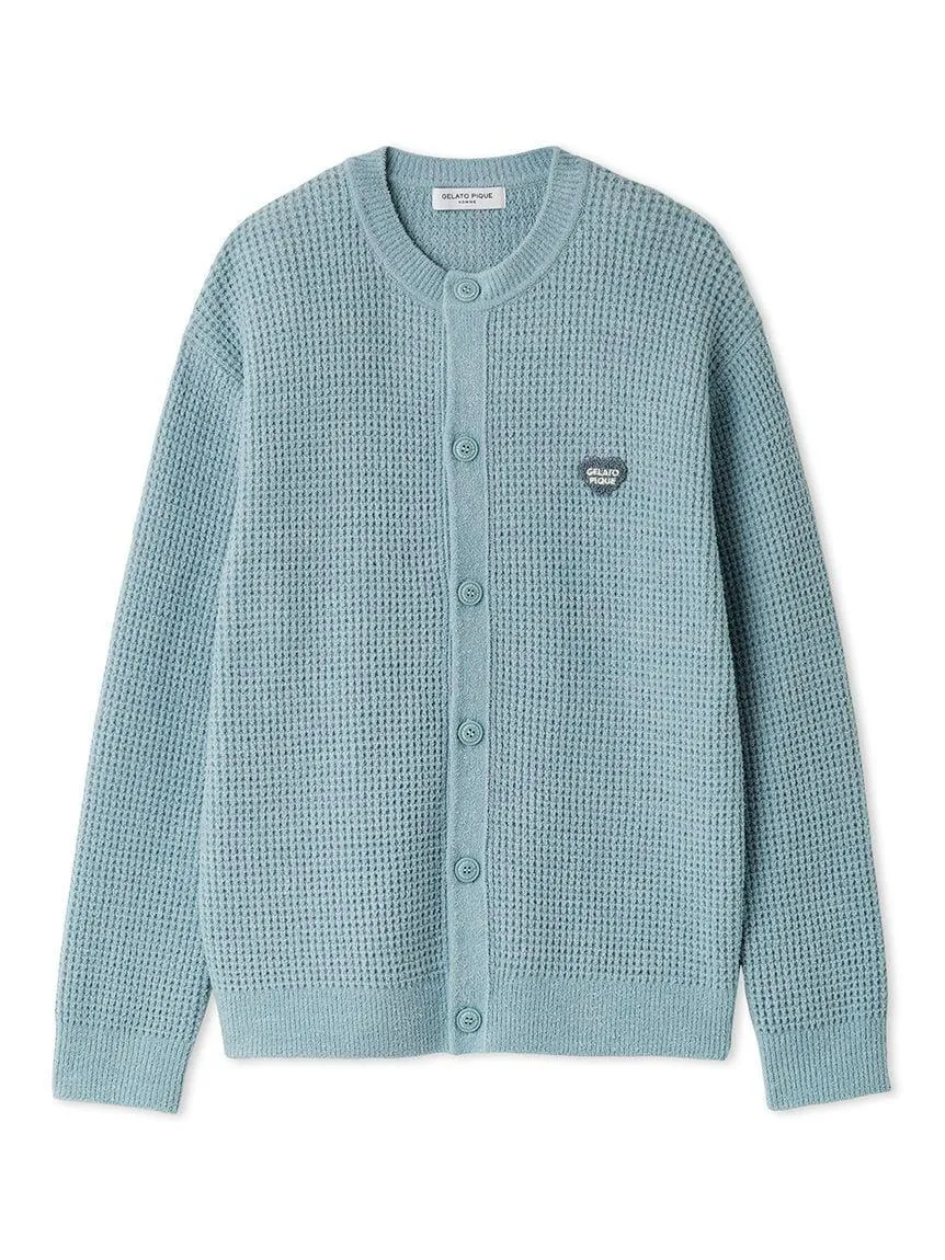 Men's Waffle Heart Sagara Knit Cardigan