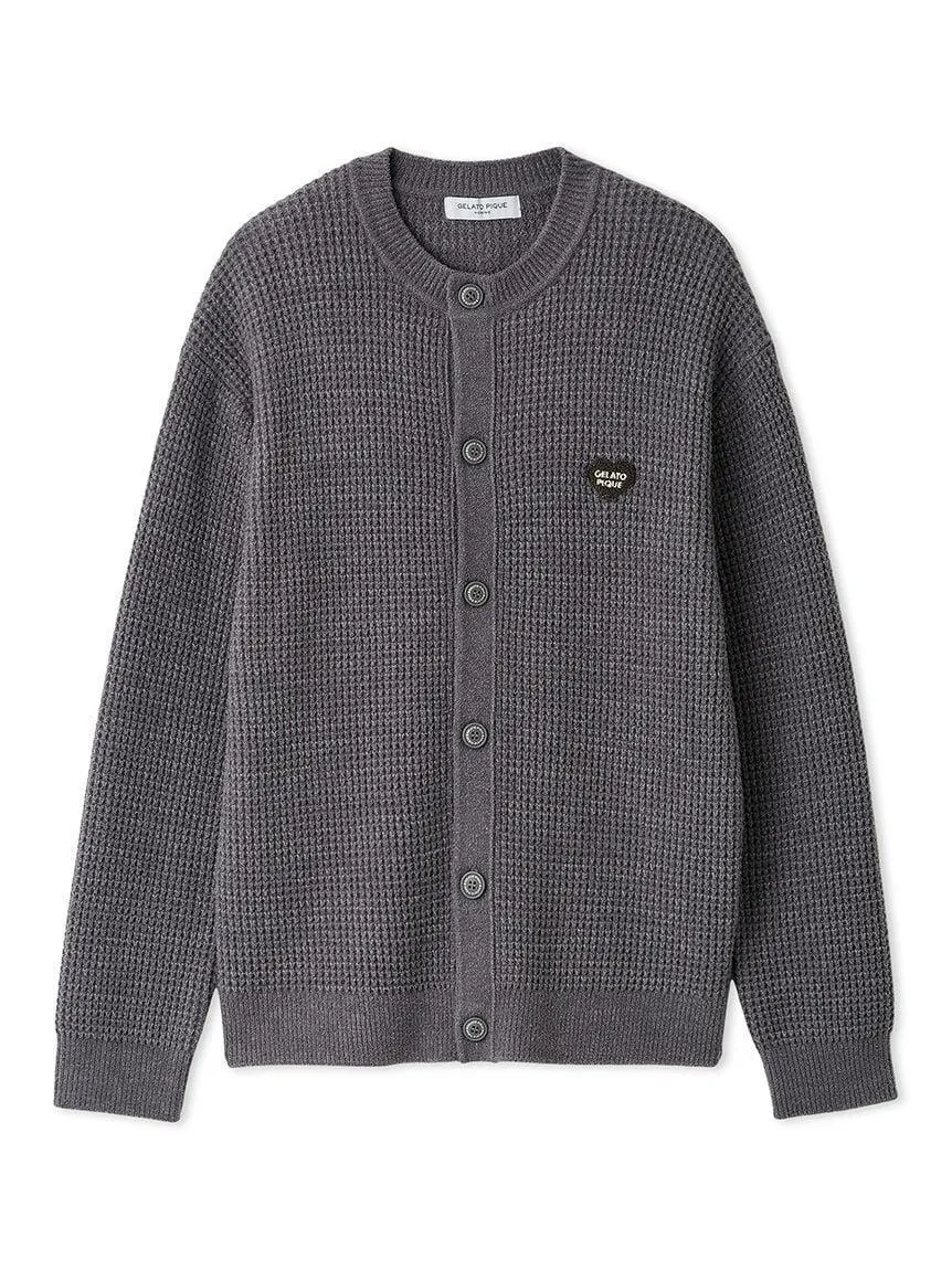 Men's Waffle Heart Sagara Knit Cardigan gallery 3
