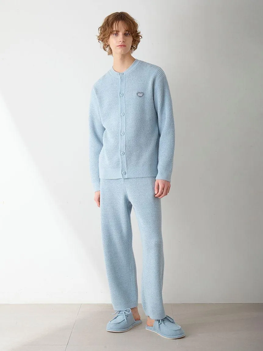 Men's Waffle Heart Sagara Knit Cardigan gallery 8