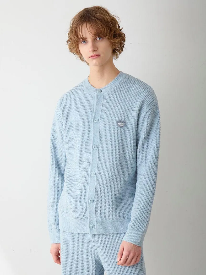 Men's Waffle Heart Sagara Knit Cardigan gallery 7