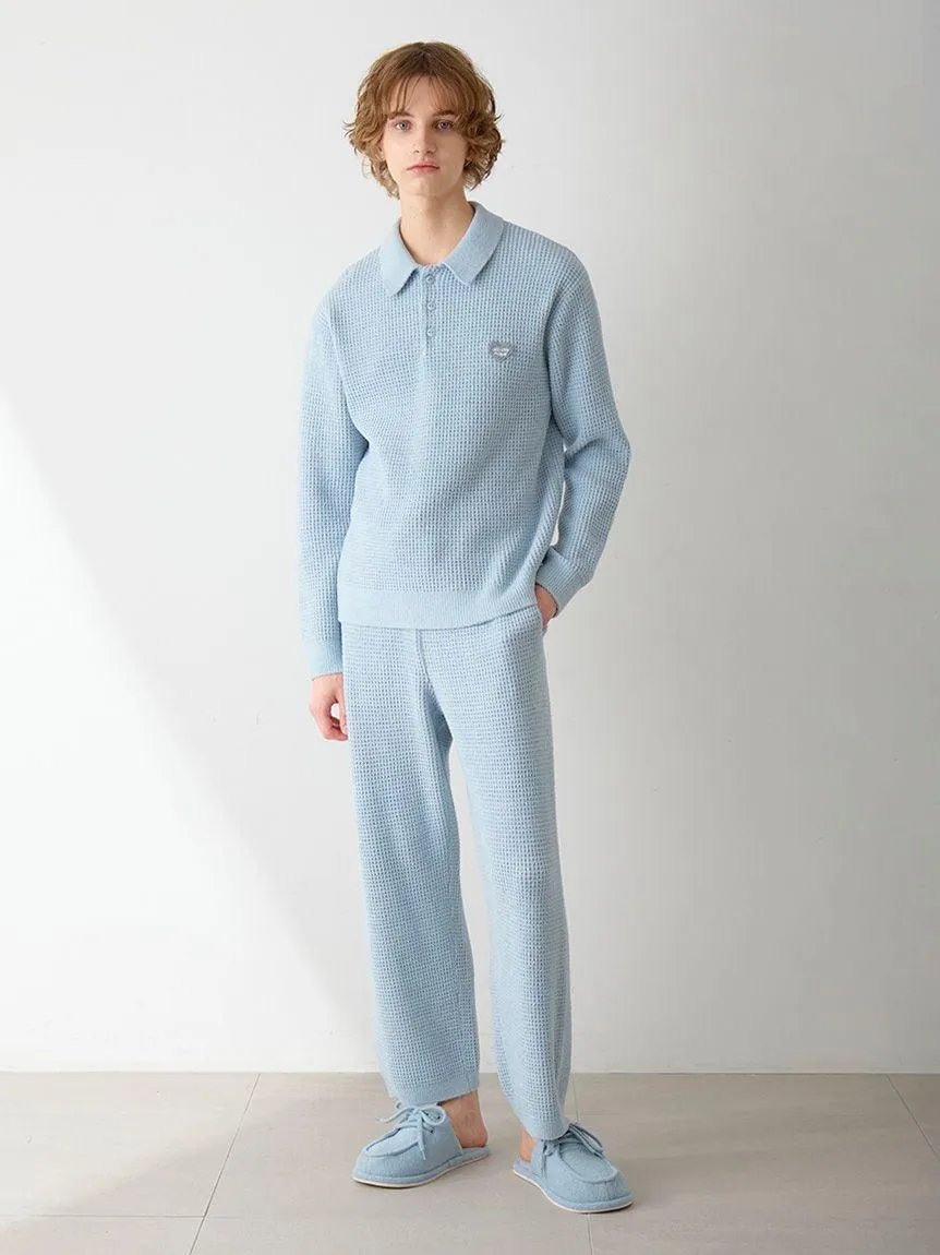 Men's Waffle Heart Sagara Knit Shirt gallery 5