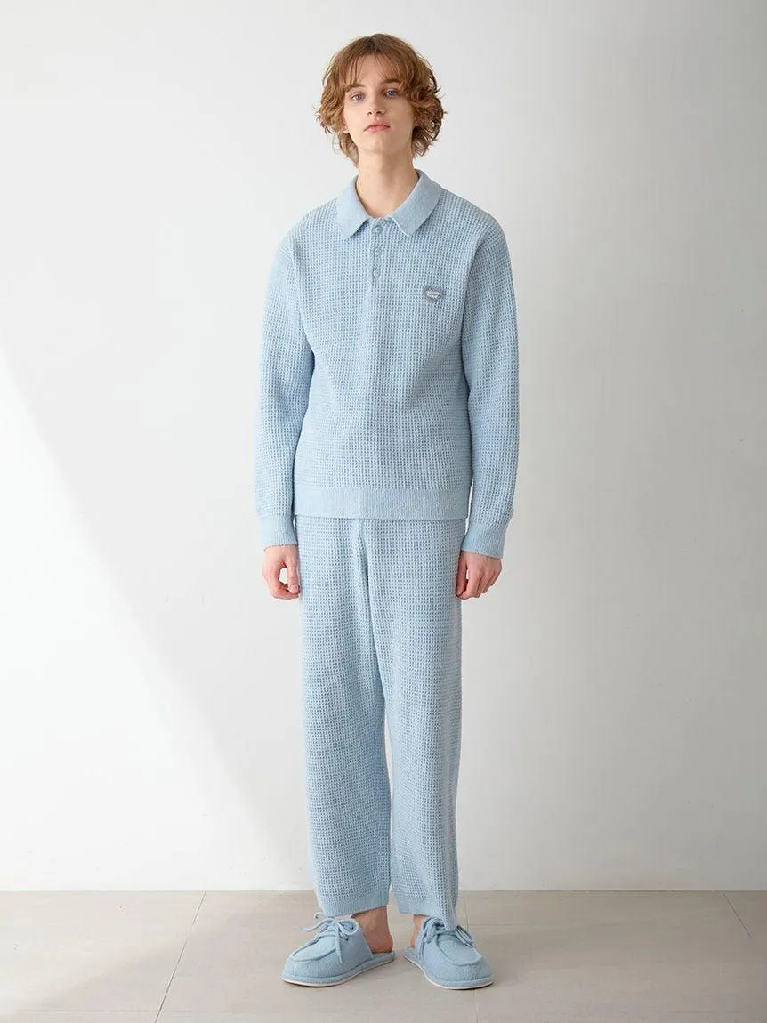 Men's Waffle Heart Sagara Knit Shirt gallery 6