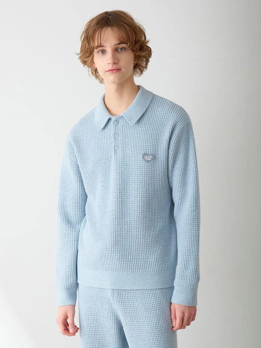 Men's Waffle Heart Sagara Knit Shirt gallery 7