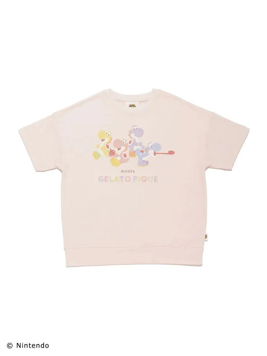 [SUPER MARIO] [WOMENS] Toad & Yoshi Fleece Pullover Shorts Set gallery 2