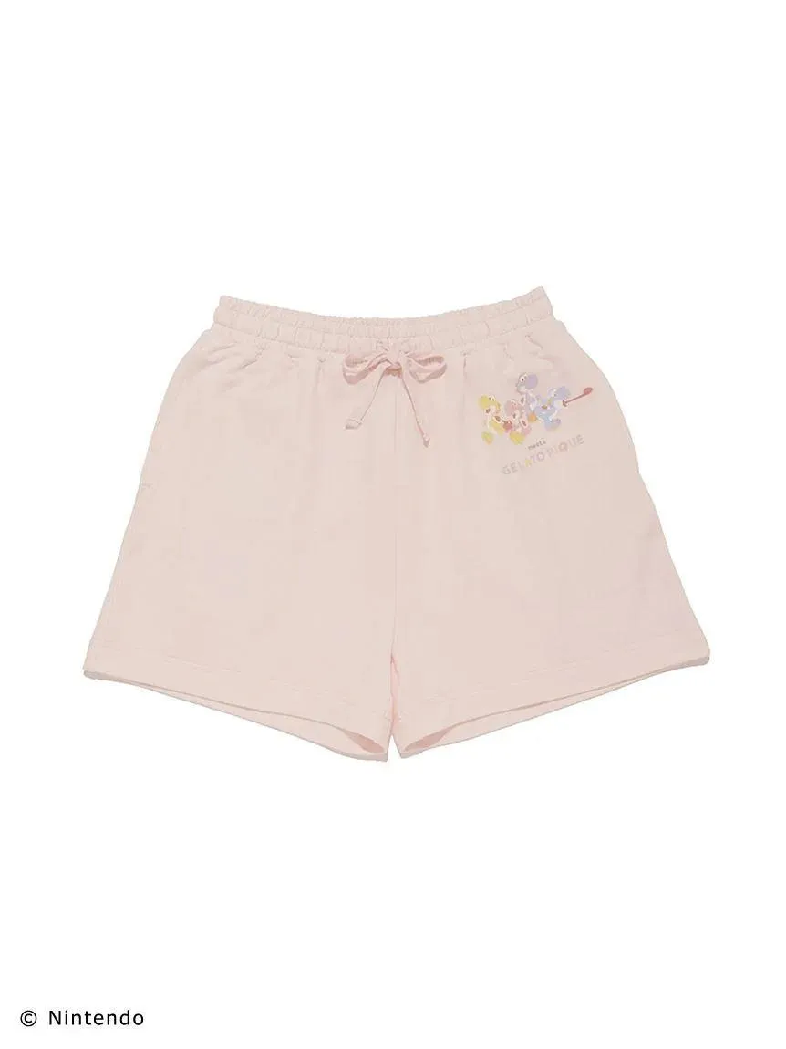 [SUPER MARIO] [WOMENS] Toad & Yoshi Fleece Pullover Shorts Set gallery 9