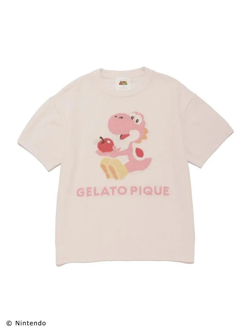 [SUPER MARIO] [WOMENS] Toad & Yoshi Jacquard Pullover Shorts Set gallery 2