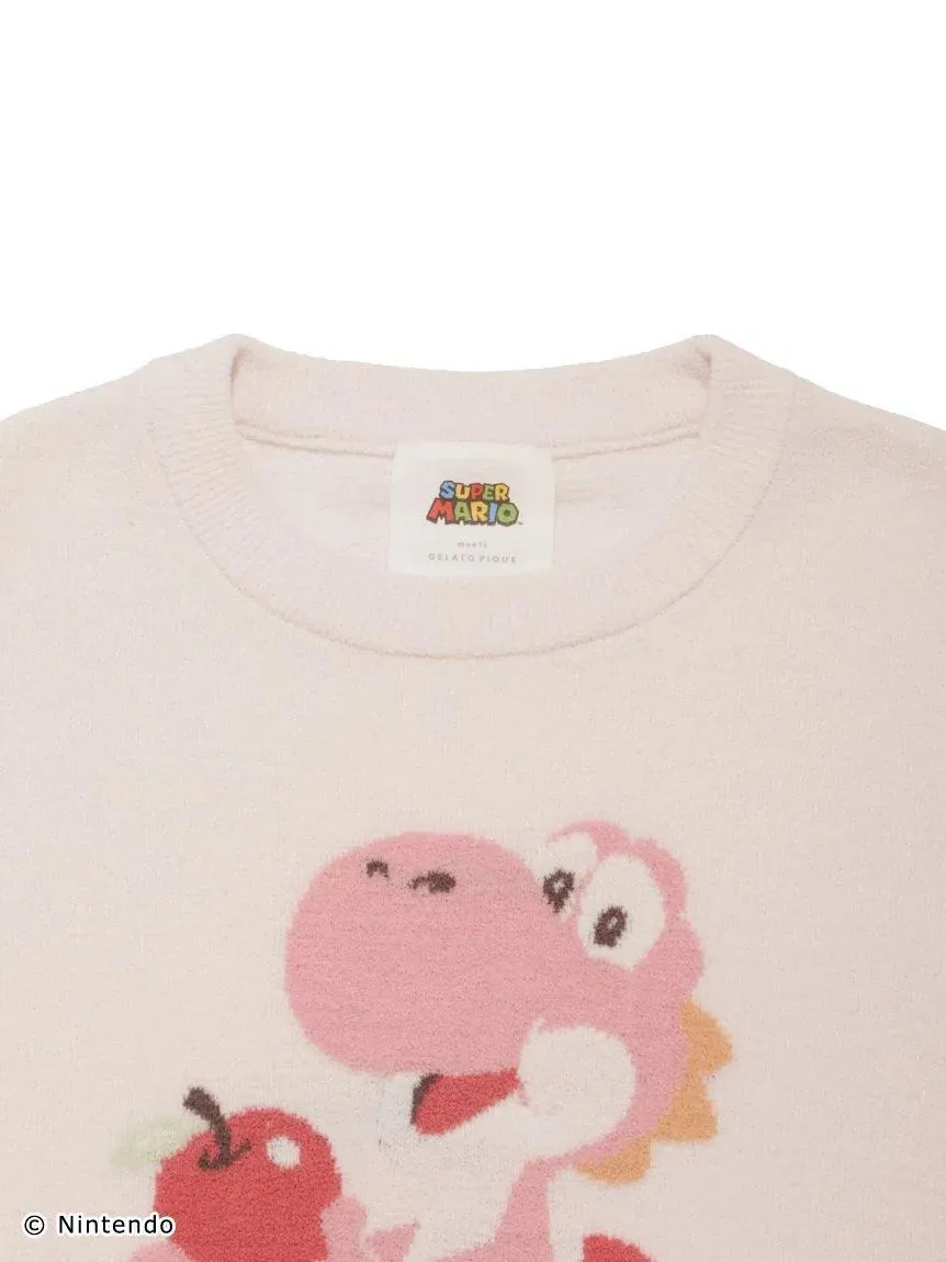 [SUPER MARIO] [WOMENS] Toad & Yoshi Jacquard Pullover Shorts Set gallery 8
