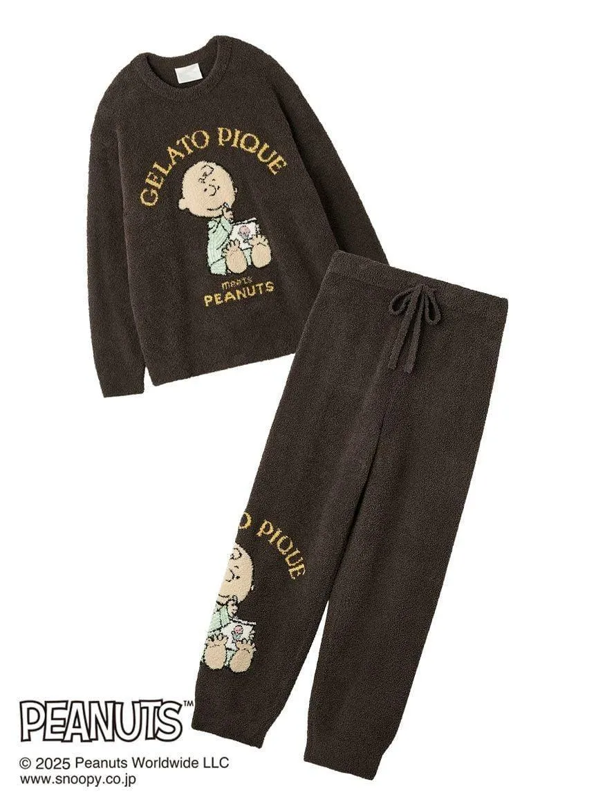 [PEANUTS] Men's Original Art Jacquard Pullover & Pants Set gallery 7