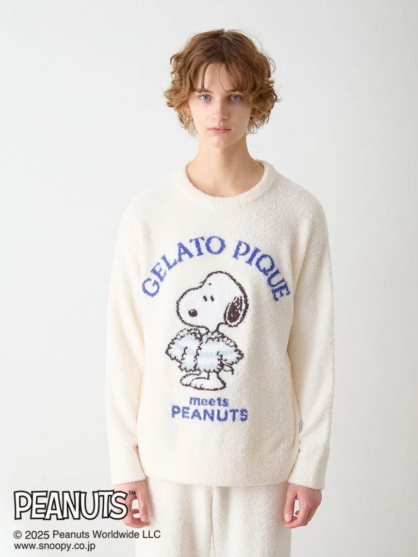 [PEANUTS] Men's Original Art Jacquard Pullover & Pants Set gallery 3