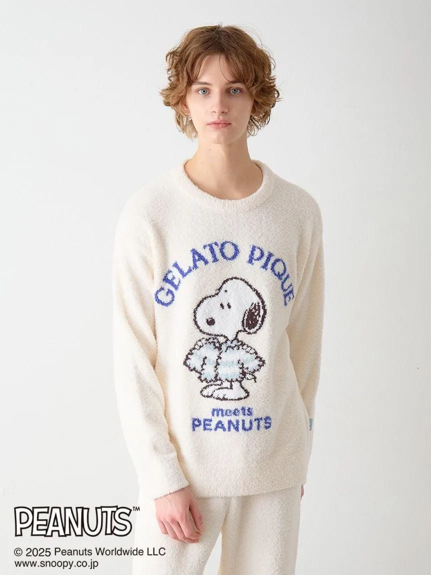 [PEANUTS] Men's Original Art Jacquard Pullover & Pants Set gallery 8