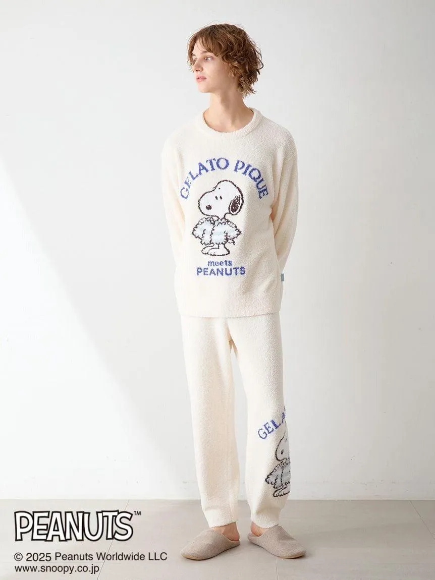 [PEANUTS] Men's Original Art Jacquard Pullover & Pants Set gallery 5