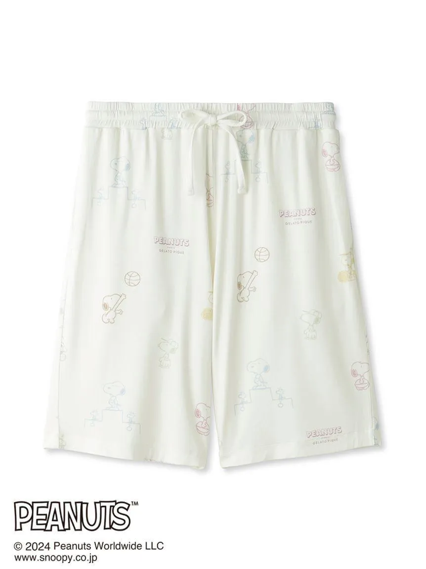 PEANUTS MENS Printed Pajama Shorts gallery 1