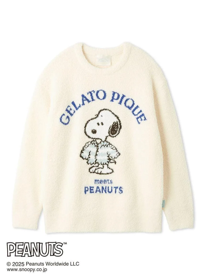 [PEANUTS] Original Art Jacquard Pullover