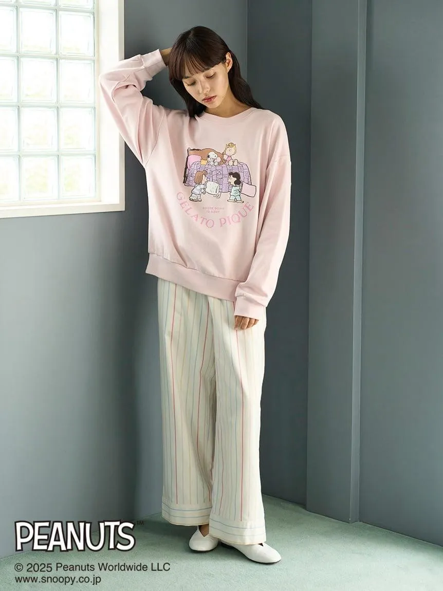 [PEANUTS] Original Art One-Point Fleece Pullover gallery 4