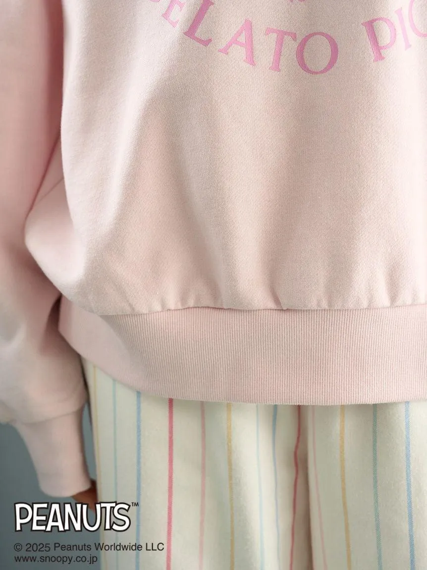 [PEANUTS] Original Art One-Point Fleece Pullover gallery 1