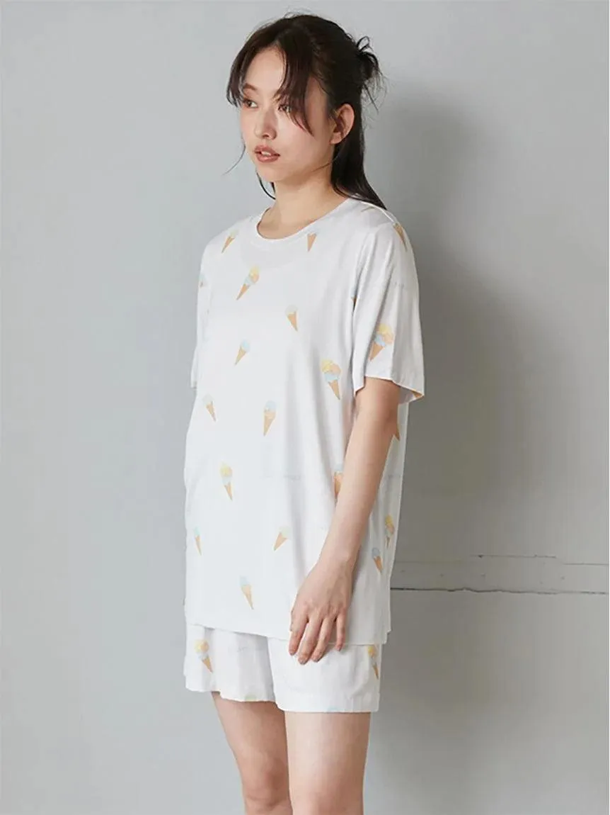 Playful Ice Cream Print Shorts gallery 7