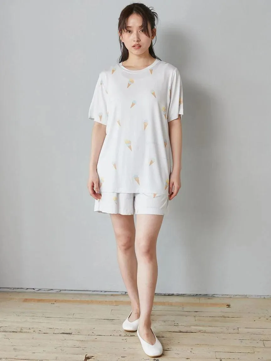 Playful Ice Cream Print Shorts gallery 5