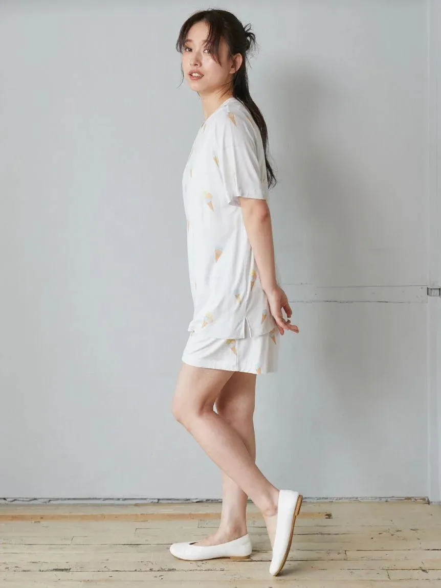 Playful Ice Cream Print Shorts gallery 1