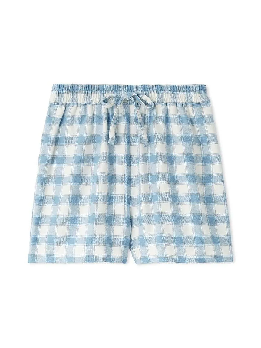 Preppy Flannel Checkered Shorts