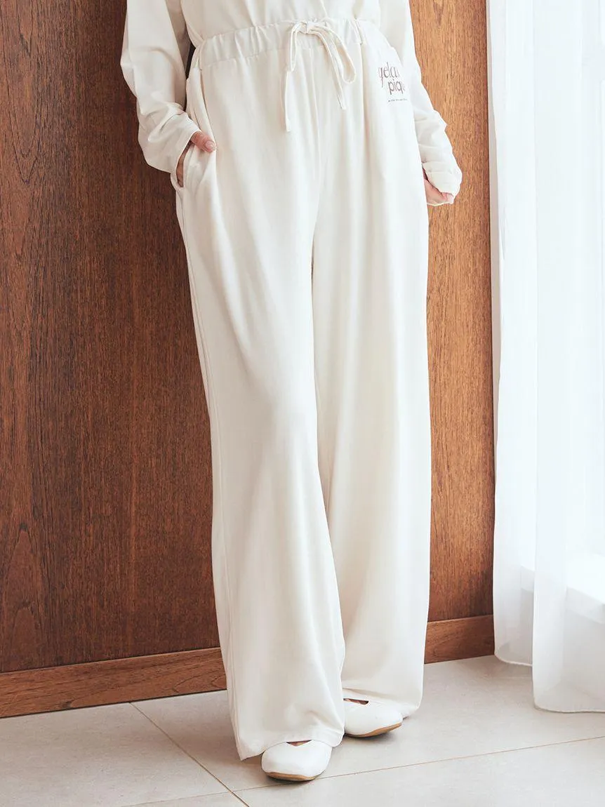 Rayon One Point Logo Pants gallery 3