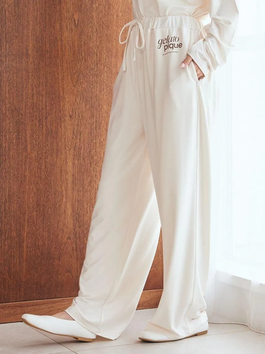 Rayon One Point Logo Pants gallery 4