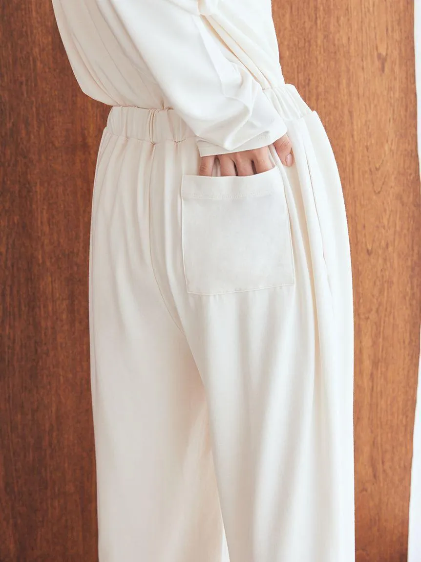 Rayon One Point Logo Pants gallery 2