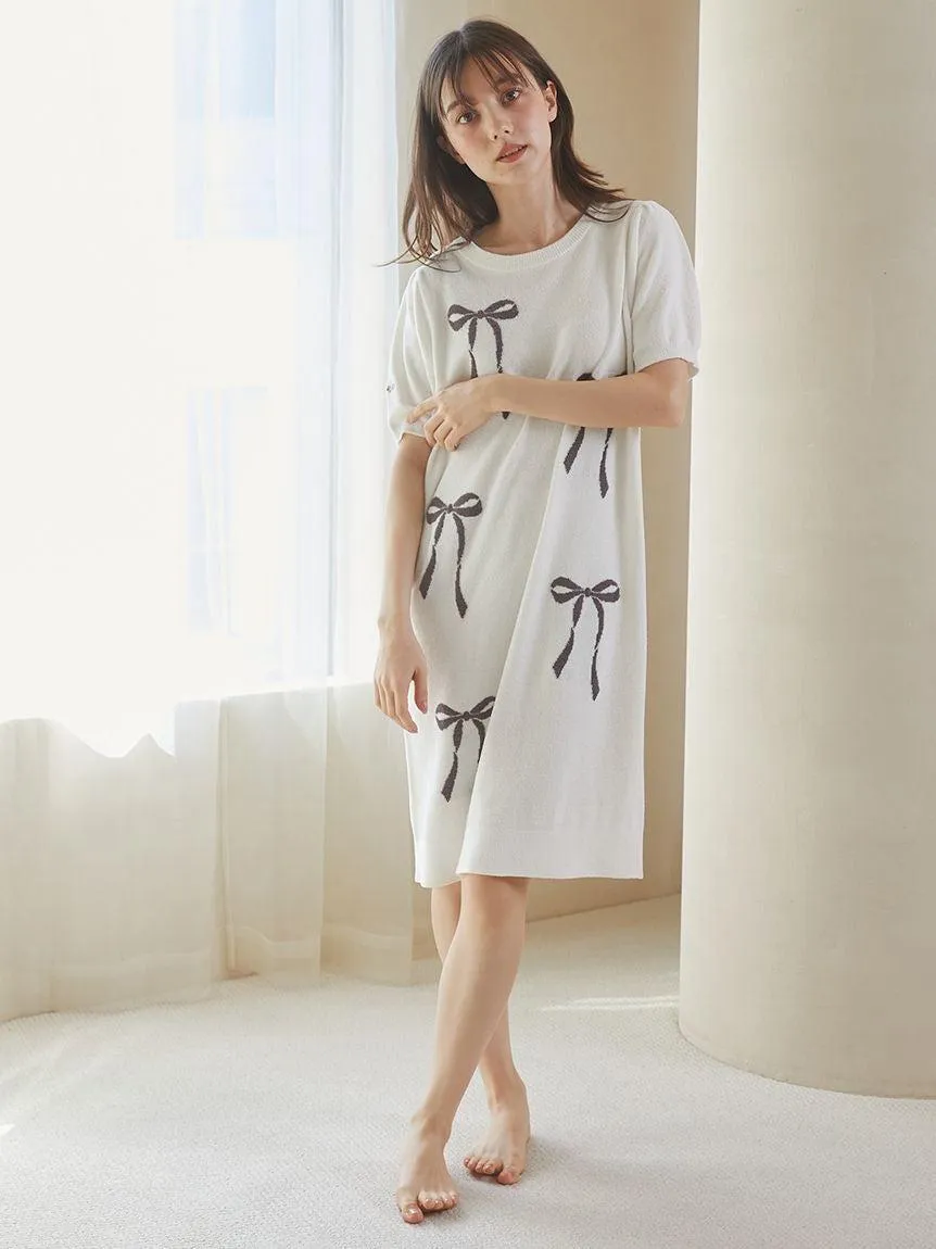 Ribbon Jacquard Lounge Dress gallery 4